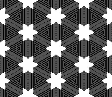 Siyah beyaz geometrik soyut desen arka plan