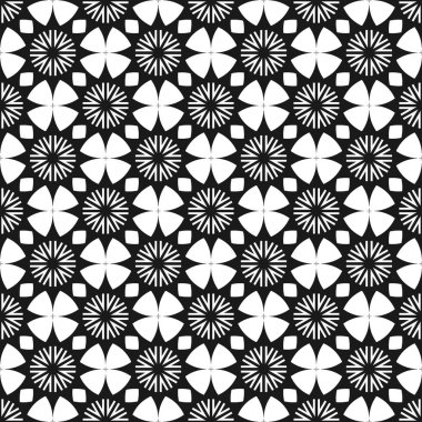 Siyah beyaz geometrik soyut desen arka plan