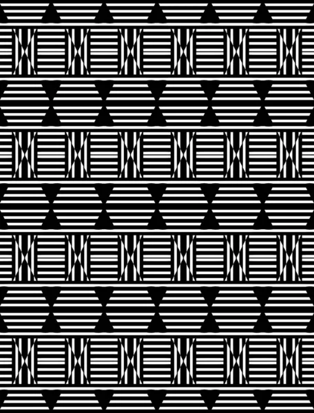 Black White Geometric Abstract Pattern Background — Stock Photo, Image