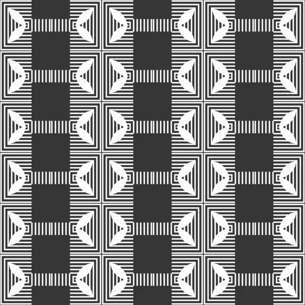 Black White Geometric Abstract Pattern Background — Stock Photo, Image