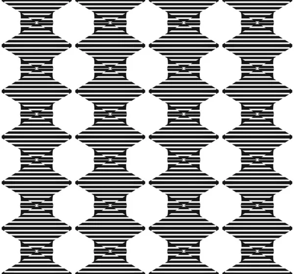 黒と白の幾何学的抽象的なパターンの背景 — ストック写真