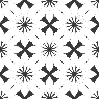 gri ve beyaz render kaleydoskop soyut süsler duvar kağıdı arka plan