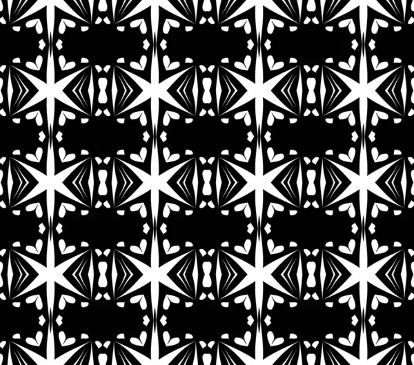 Black White Seamless Abstract Background Wallpaper — Stock Photo, Image