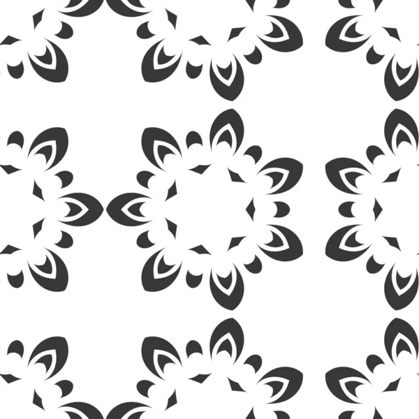 Szary Biały Renderingu Kalejdoskop Abstrakcyjne Ozdoby Tapeta Tło — Zdjęcie stockowe