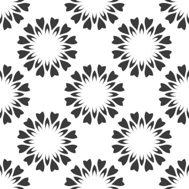 gri ve beyaz render kaleydoskop soyut süsler duvar kağıdı arka plan