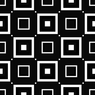 kareler ile siyah ve beyaz soyut arka plan, kopya alanı için afiş