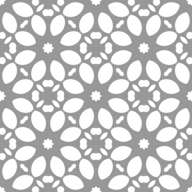 gri beyaz render kaleydoskop soyut süsler arka plan