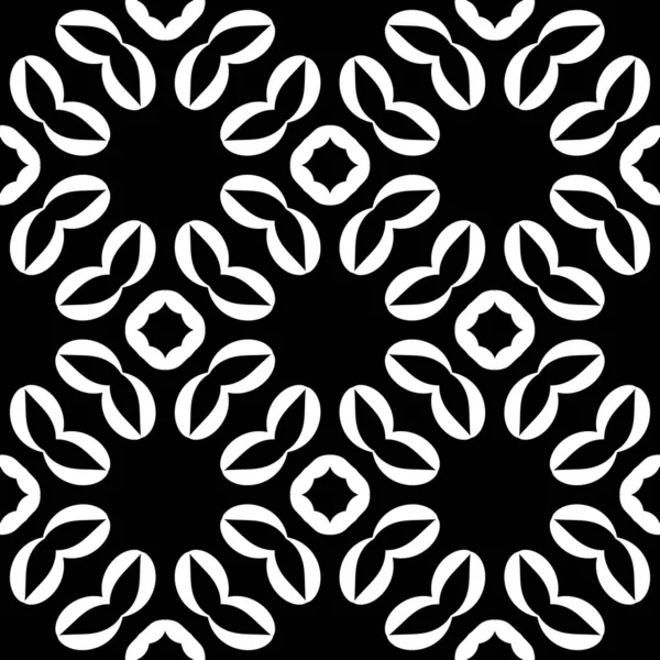 Abstrakter Schwarzweiß Kaleidoskop Hintergrund — Stockfoto
