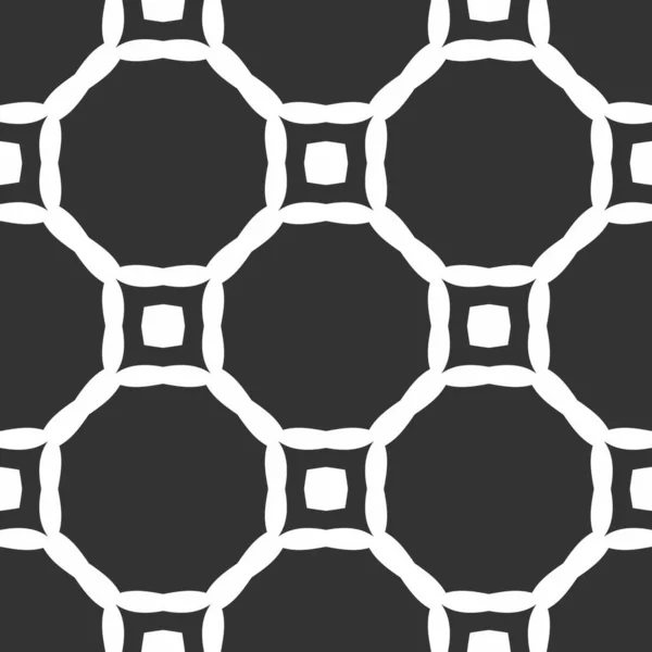 Schwarz Weiß Abstrakte Kaleidoskop Vorlage — Stockfoto