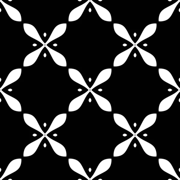 Black White Rendering Kaleidoscope Abstract Ornaments Wallpaper Template — Stock Photo, Image