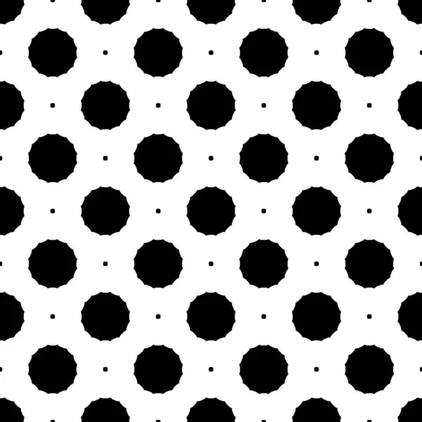 Czarno Białe Renderowanie Okrągłe Koła Kropki Kalejdoskop Abstrakcyjne Ozdoby Tło — Zdjęcie stockowe