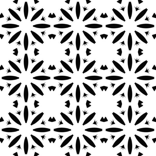 Kaleidoskop Schwarz Weiß Abstrakte Formen Hintergrund — Stockfoto