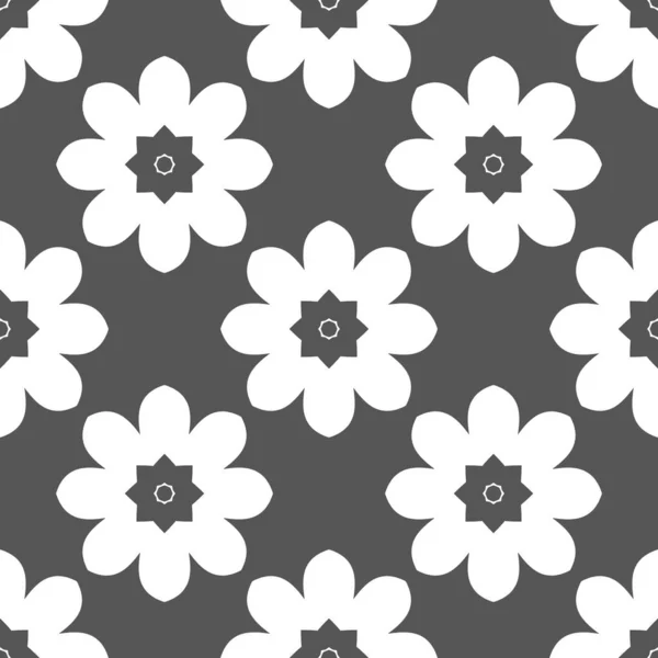 grey rendering shapes background, flowers shapes ornament