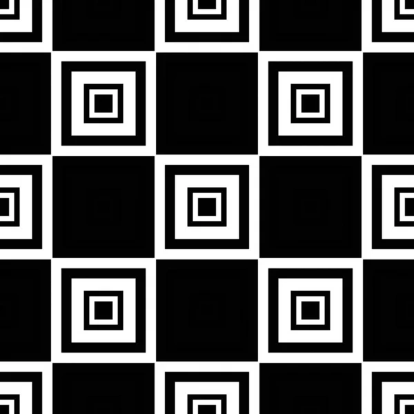 Fondo Abstracto Blanco Negro Con Formas Geométricas Cuadradas — Foto de Stock