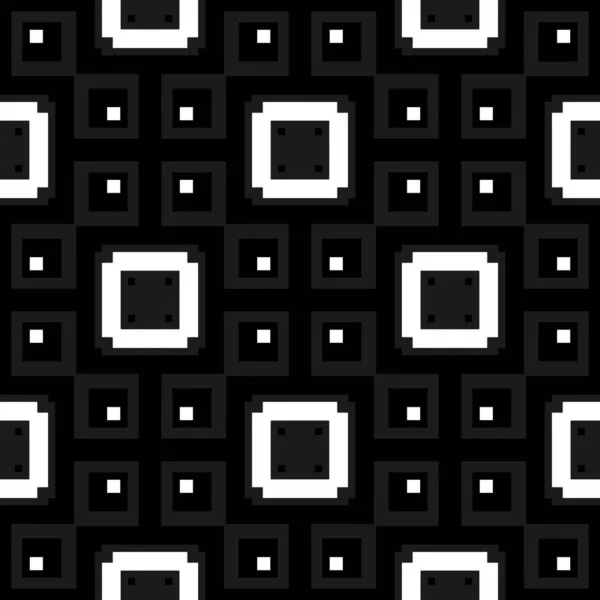 Fundo Abstrato Preto Branco Com Formas Quadrados Geométricos — Fotografia de Stock
