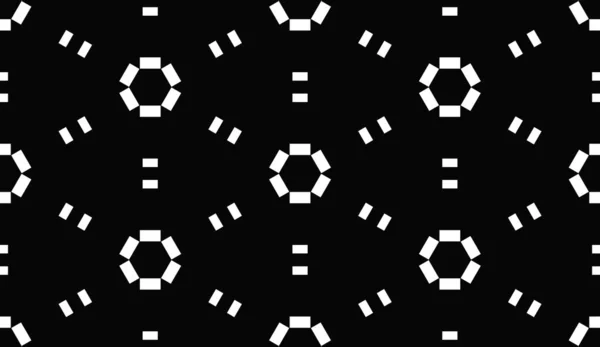 幾何学的形状を持つ創造的なシンプルな黒と白の抽象的な背景 — ストック写真