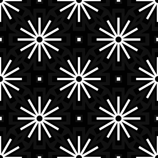 Simples Preto Branco Abstrato Estrelas Fundo — Fotografia de Stock