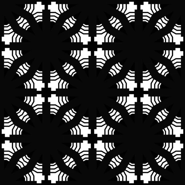Бесшовный Абстрактный Черно Белый Фон Круглые Круги — стоковое фото