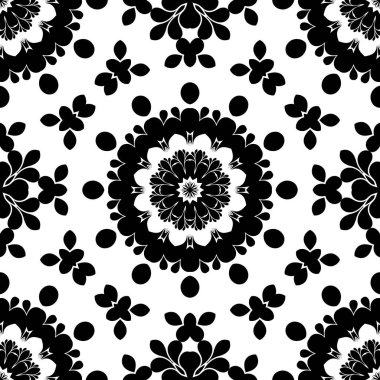 Siyah beyaz modern soyut desen arka plan