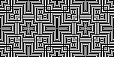 siyah ve beyaz hücre kareleri ve çizgileri 