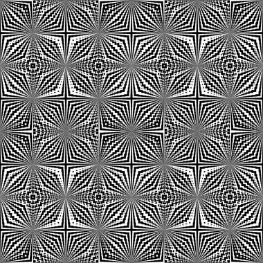 Siyah ve beyaz modern soyut desen 