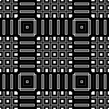 Siyah ve beyaz modern soyut desen 