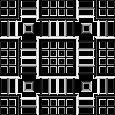 Siyah ve beyaz modern soyut desen 