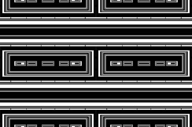 Siyah ve beyaz modern soyut desen 