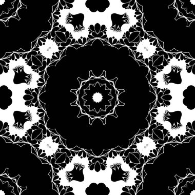 Siyah beyaz modern soyut desen arka plan