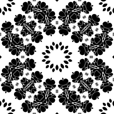 Siyah beyaz modern soyut desen arka plan