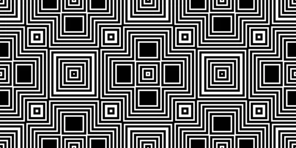 Schwarze Und Weiße Felder Quadrate Und Linien — Stockfoto