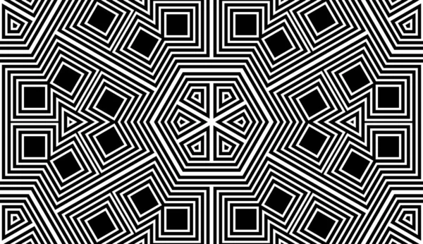 psychedelic black and white cells squares and lines