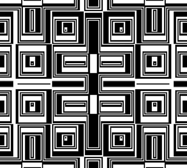 Černý Bílý Moderní Abstraktní Vzor — Stock fotografie