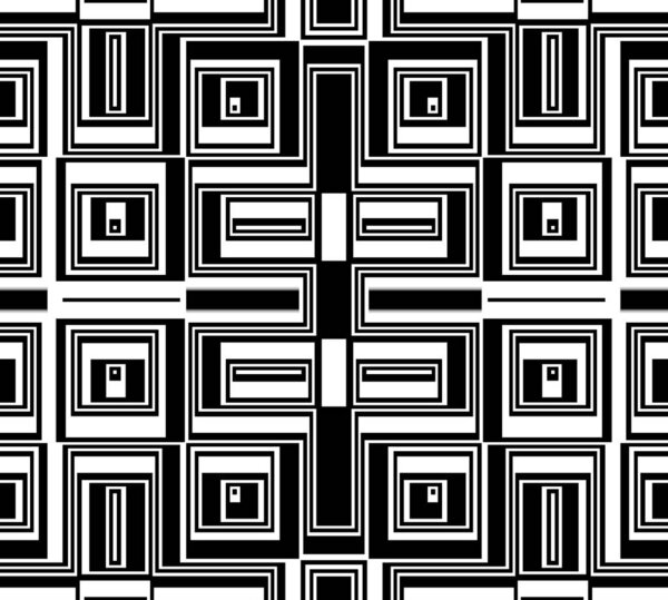 Black and white modern abstract pattern