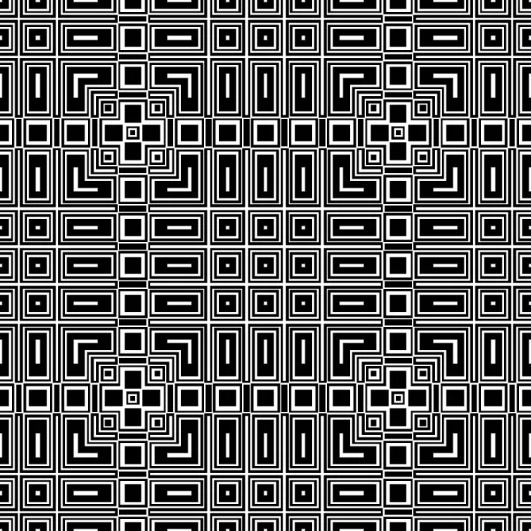 Black White Modern Abstract Pattern — Stock Photo, Image