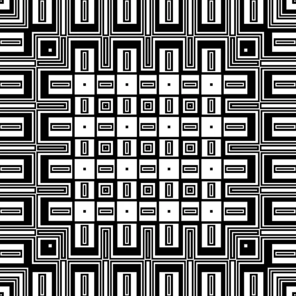 Black White Modern Abstract Pattern — Stock Photo, Image