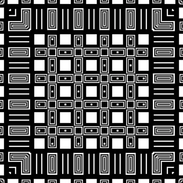 Black White Modern Abstract Pattern — Stock Photo, Image