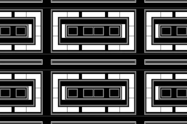 Fekete Fehér Modern Absztrakt Mintázat — Stock Fotó