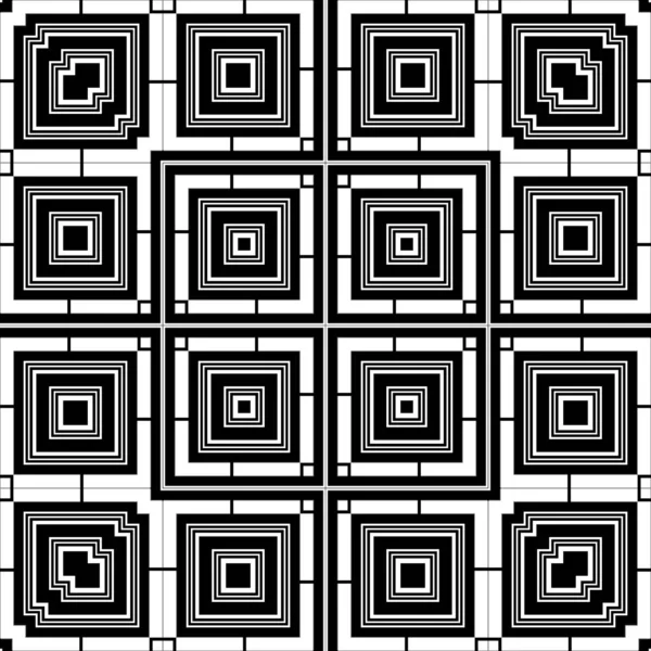 Black White Modern Abstract Pattern — Stock Photo, Image