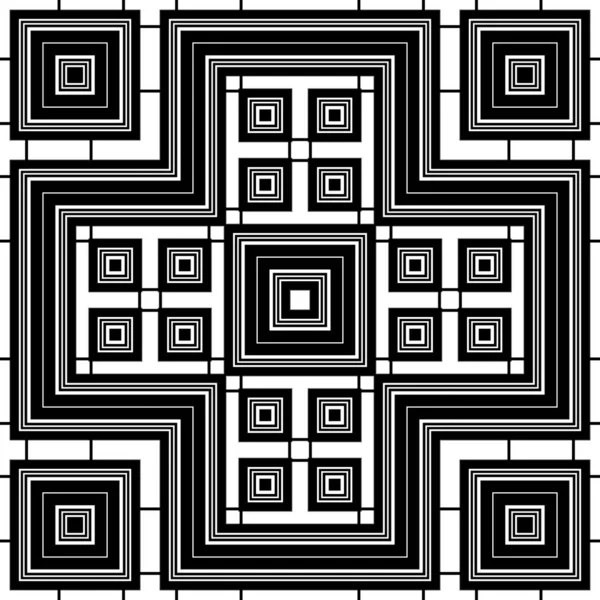 Trendy Abstract Pattern Black White Colors — Stock Photo, Image