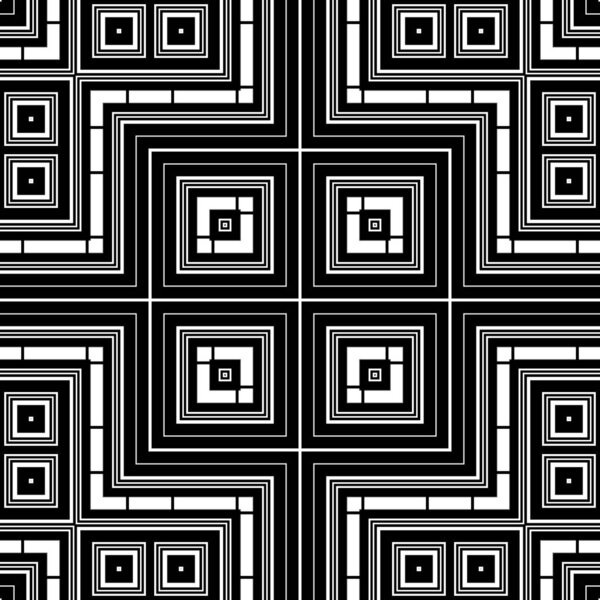 Trendy abstract pattern in black and white colors
