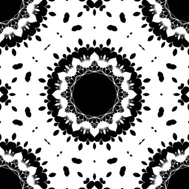 Siyah beyaz modern soyut desen arka plan