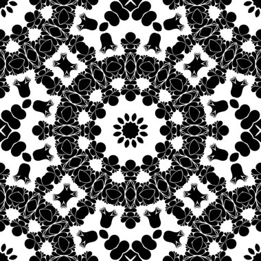 Siyah beyaz modern soyut desen arka plan