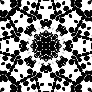 Siyah beyaz modern soyut desen arka plan