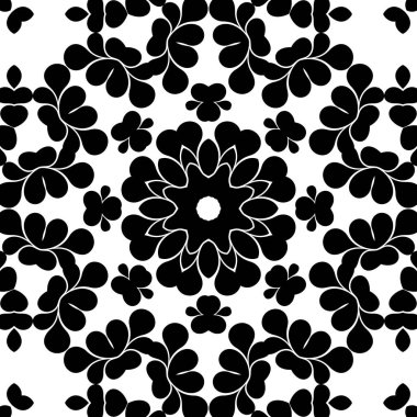 Siyah beyaz modern soyut desen arka plan