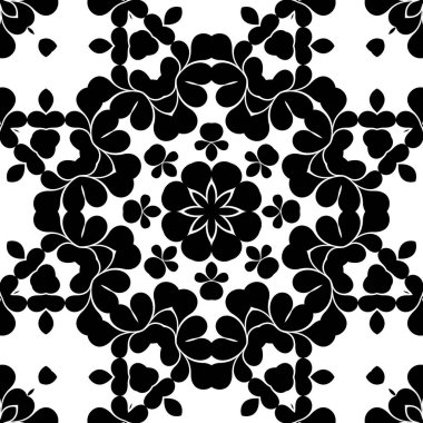 Siyah beyaz modern soyut desen arka plan