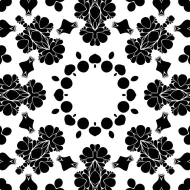 Siyah beyaz geometrik soyut desen arka plan