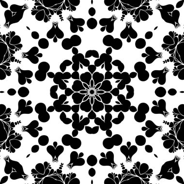 Siyah beyaz geometrik soyut desen arka plan