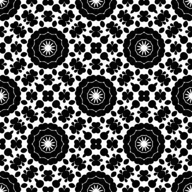 Siyah beyaz geometrik soyut desen arka plan