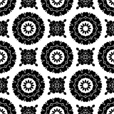 Siyah beyaz geometrik soyut desen arka plan